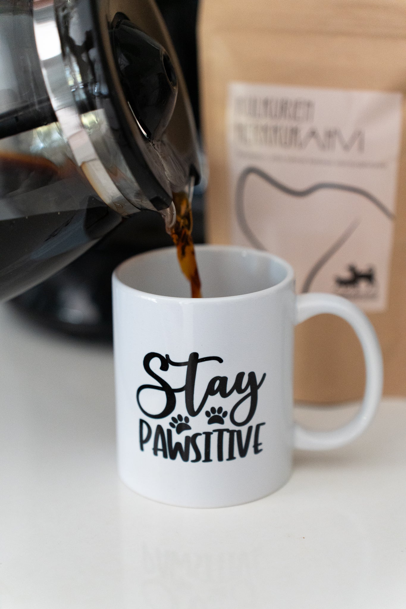 Stay Pawsitive -muki