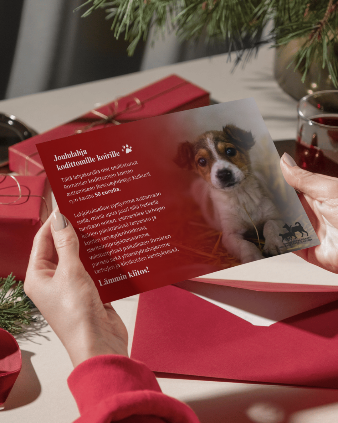 DIGITAALINEN LATAUS: Joulun eettinen lahjakortti 50€