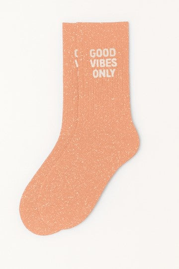 Good vibes only -glittersukat