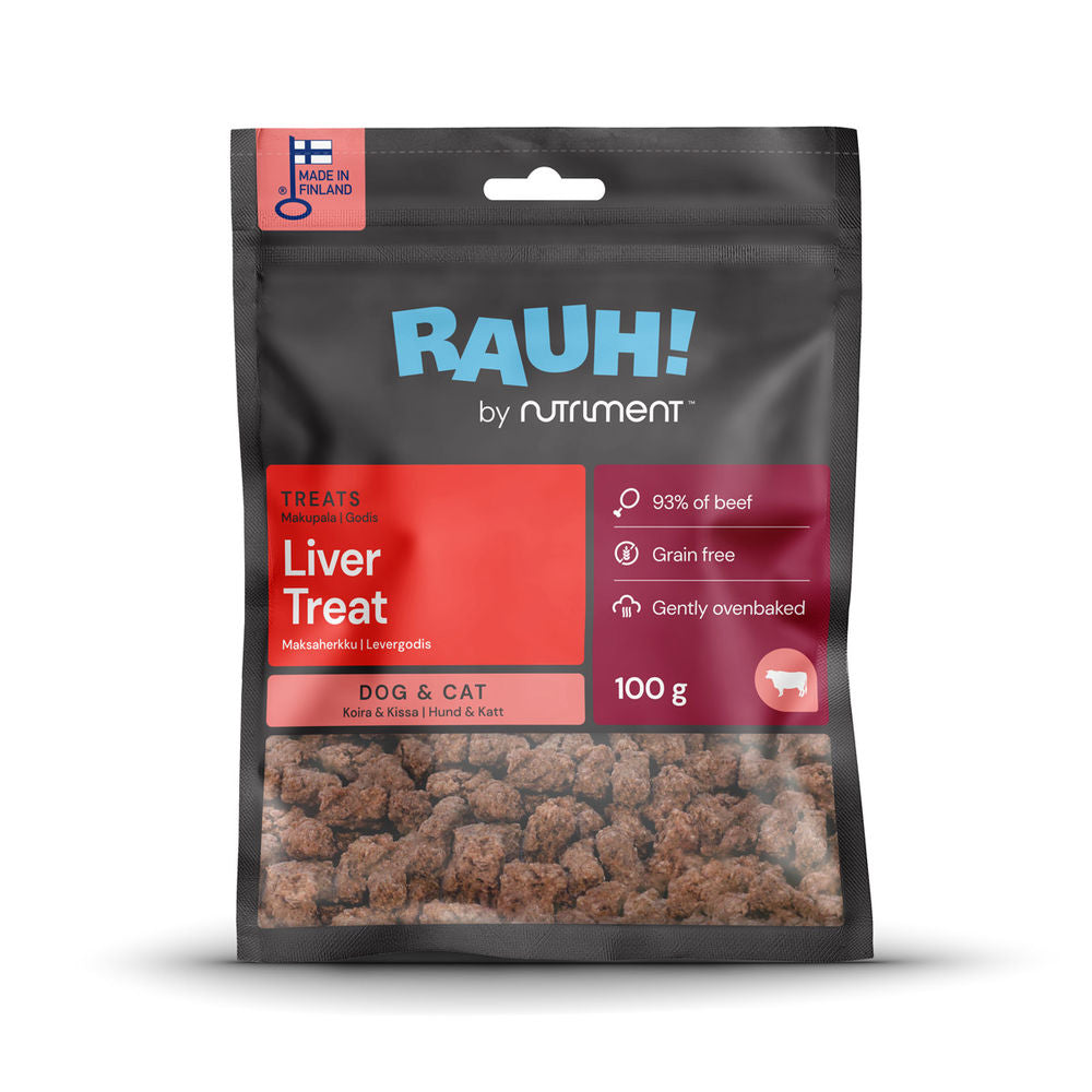 RAUH! Maksaherkku 100g koirille ja kissoille