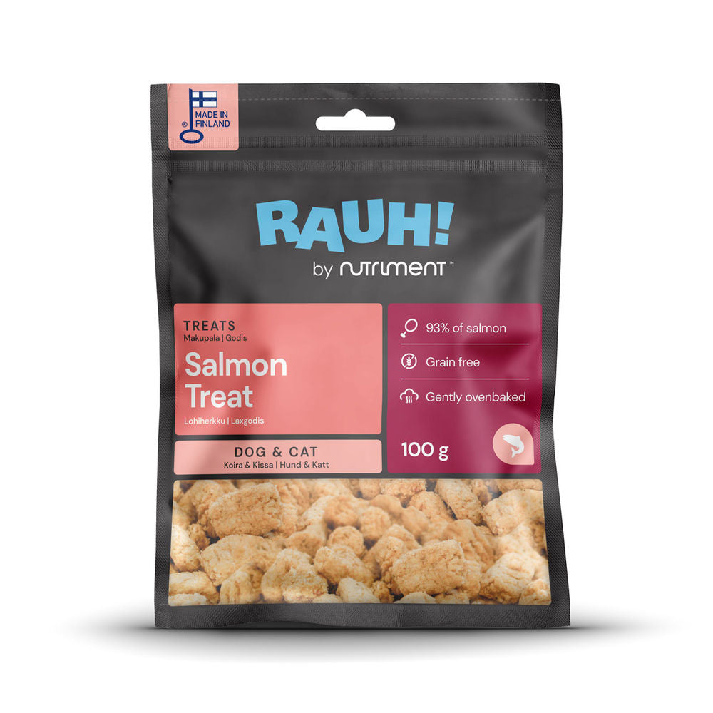 RAUH! Lohiherkku 100g koirille ja kissoille