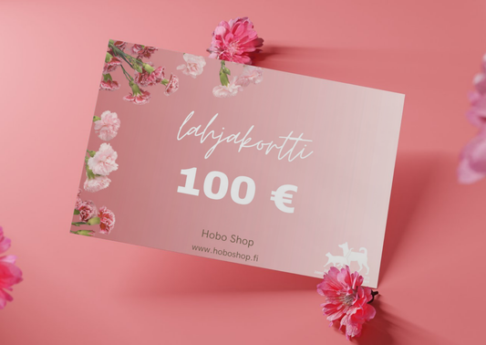 DIGITAALINEN LATAUS: Lahjakortti Hobo Shopiin