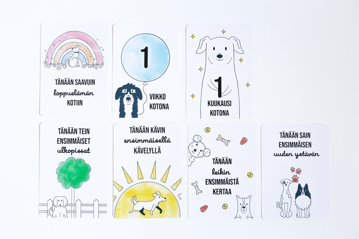 Milestone-korttisarja: Vasta kotiutuneet