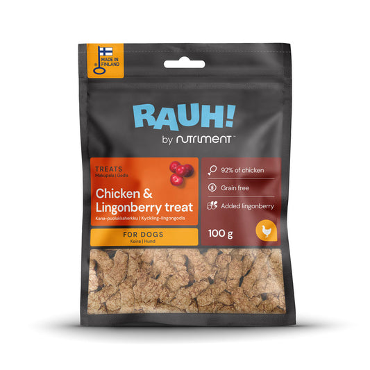 RAUH! Kana-puolukkaherkku 100g koirille