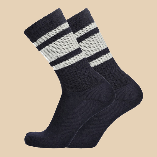 Navy merinovillaiset tennissukat