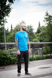 Kulkurit T-paita, turkoosi unisex