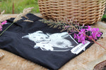 Adopt & Rescue T-paita, musta ladyfit