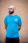 Kulkurit T-paita, turkoosi unisex