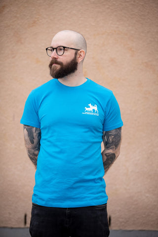 Kulkurit T-paita, turkoosi unisex