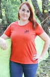Kulkurit T-paita, oranssi ladyfit